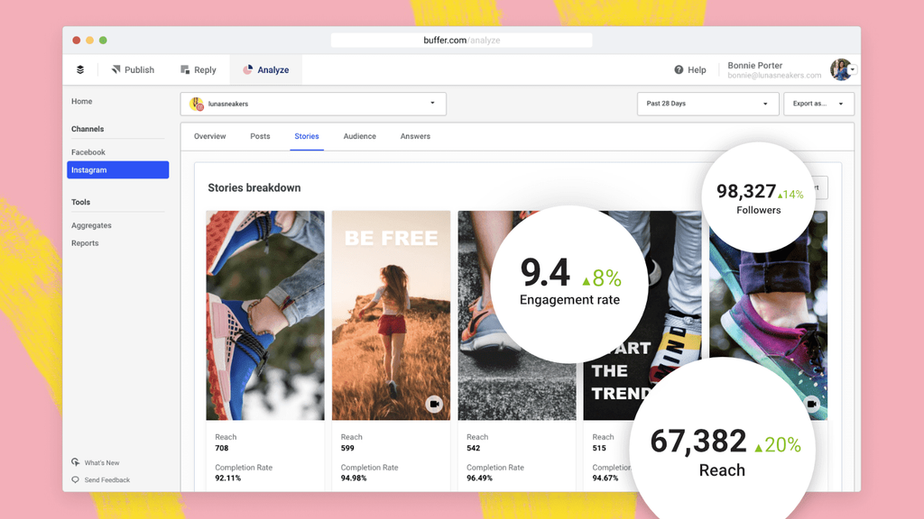 buffer social media management tools